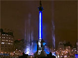 Колонну Нельсона в Лондоне превратили в гигантский световой меч из "Звездных войн" 