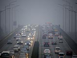 В Пекине второй раз объявлен "красный" уровень тревоги из-за смога