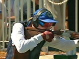 Литовка Дайана Гудзиневичуте выиграла золотую медаль в стрельбе на траншейном стенде