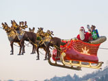 Санта-Клаус раздал подарки под присмотром NORAD и Google