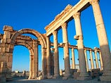 Самый узнаваемый артефакт древнего храма Бэла в сирийской Пальмире - арку с колоннами - воссоздадут на Трафальгарской площади в Лондоне