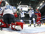 Молодые российские хоккеисты одержали волевую победу над финнами