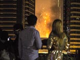 В Дубае пожарным удалось за ночь локализовать возгорание в небоскребе