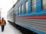 У поезда Мурманск - Санкт-Петербург из-за сильных холодов замерзли тормоза
