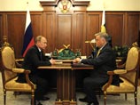 Владимир Путин и Владимир Якунин, 1 июля 2015 года
