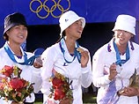 Все три медали в стрельбе из лука у женщин отправляются в Корею