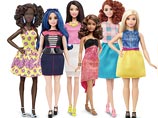 Компания-производитель Барби впервые в истории выпустила три версии куклы: высокую, маленькую и пышную