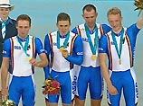 Олимпийские чемпионы в командной гонке преследования - велосипедисты Германии