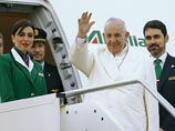 Папа Римский Франциск прибыл в Международный аэропорт имени Хосе Марти в Гаване на встречу с Патриархом Московским и всея Руси Кириллом