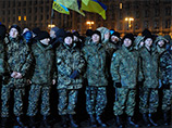 На Майдане произошли стычки между митингующими и нацгвардией На Майдане произошли стычки между митингующими и нацгвардией
