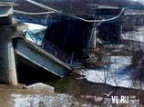 В Приморье на трассе Владивосток - Находка в районе поселка Новолитовск рухнул мост