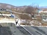 В Приморье на месте рухнувшего моста на трассе Владивосток - Находка установят временную конструкцию