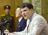 Задержанный в КНДР студент США признался в краже пропагандистского транспаранта Задержанный в КНДР студент США признался в краже пропагандистского транспаранта