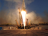 Старт ракеты-носителя "Союз-ФГ" в декабре 2015