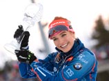 Биатлонистка Соукалова впервые выиграла общий зачет Кубка мира 