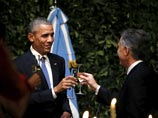 В Аргентине чета Обама находится с официальным визитом. Это первый визит главы США в эту латиноамериканскую страну с 2005 года
