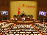 Президента во Вьетнаме избирают депутаты парламента. На голосовании кандидатуру Чан Дай Куанга поддержали 460 из 465 парламентариев Президента во Вьетнаме избирают депутаты парламента. На голосовании кандидатуру Чан Дай Куанга поддержали 460 из 465 парламентариев