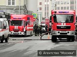 В Москве пожарные выехали на тушение здания Миноброны на улице Знаменка, 19, где 3 апреля произошел крупный пожар