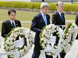 Глава американского Госдепартамента Джон Керри в понедельник, 11 апреля совершил визит в мемориальный парк Мира, посвященный жертвам первой в истории атомной бомбардировки в Хиросиме
