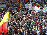 Тысячи жителей Брюсселя вышли на молчаливый "Марш против ненависти"