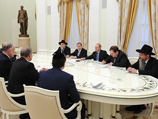 Президент РФ Владимир Путин встретился во вторник в Москве с главой Всемирного еврейского конгресса Рональдом Лаудером