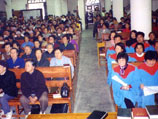 В одной из протестантских церквей Китая