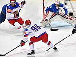 Хоккеисты сборной России одержали первую победу на домашнем чемпионате мира