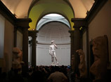 Давид - мраморная статуя работы Микеланджело