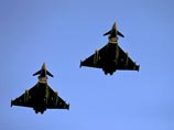 Королевские ВВС Великобритани подняли в воздух истребители Typhoon после получения сигнала о приближении к государственной границе Эстонии российских военных самолетов Королевские ВВС Великобритани подняли в воздух истребители Typhoon после получения сигнала о приближении к государственной границе Эстонии российских военных самолетов