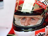 Немецкий гонщик Михаэль Шумахер выиграл квалификацию "Гран-При США" 