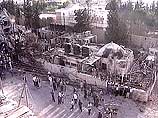 Разрушенная гробница пророка Иосифа в Наблусе