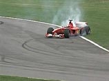 Михаэль Шумахер попал в аварию во время тестовых заездов