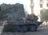 Утренний бой в Грозном удалось снять на видеопленку