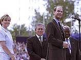 Принц Альберт на церемонии открытия