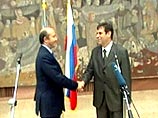 Президент Югославии Воислав Коштуница прибыл в Москву