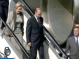 Владимир и Людмила Путины прибыли в резиденцию финского президента "Култаранты" в Турку