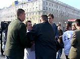 Оппозиция проводит несанкционированную акцию в центре Минска