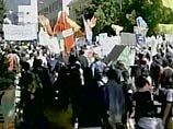 В США проходят демонстрации протеста против акций возмездия