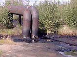 В Башкирии произошел прорыв нефтепровода