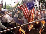 Индонезийцы вышли на улицы столицы страны, чтобы сжечь флаги США