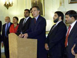 Премьер-министр Великобритании Тони Блэр на встрече с представителями мусульманской общины Соединенного Королевства