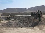 Огневые точки талибов подавляются с воздуха вертолетами Северного альянса
