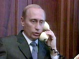 Президент Росии Владимир Путин переговорил по телефону с главой Украины Леонидом Кучмой