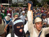 Радикальные мусульманские группировки в Индонезии протестуют против бомбардировок Афганистана