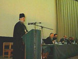 Митрополит Смоленский и Калининградский Кирилл выступает на конференции "Священный дар жизни"