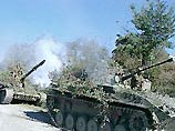 Ожесточенные бои между подразделениями абхазской армии и чечено-грузинскими боевиками начались сегодня в первой половине дня в Гульрипшском районе Абхазии у села Парнаут