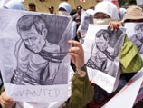 Тысячи индонезийских мусульман протестуют против военной акции США в Афганистане
