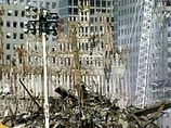 На месте развалин Всемирного торгового центра в Нью-Йорке продолжает гореть пожар, хотя после трагических событий 11 сентября прошло уже 45 дней