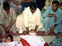 Жертвы массового убийства в католическом храме в Бахавалпуре
