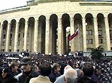 Активность митингующих в центре Тбилиси постепенно идет на спад Активность митингующих в центре Тбилиси постепенно идет на спад